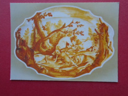 CPM MUSEE DES FAIENCES PLAT EN FAIENCE D'APRES GRAVURE DE J B OUDRY  CHATEAU DE LA TOUR D'AIGUES    NON VOYAGEE - Museen