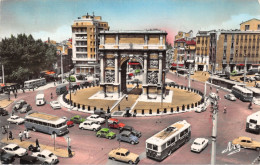 MARSEILLE [13] La Porte D'Ars Et Place Jules Guesde - # Automobiles # Autobus, Trolleybus # Cpsm 1960 - Canebière, Stadtzentrum