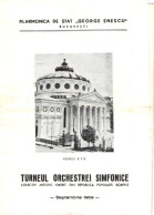 OLD PAPER, TURNEUL ORCHESTREI SIMFONICE, BUCURESTI, ATENEUL RPR, ROMANIA - Non Classés