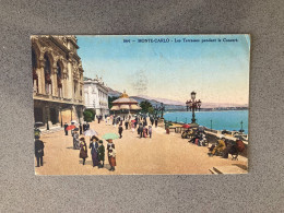 Monte Carlo Les Terrasses Pendant Le Concert Carte Postale Postcard - Monte-Carlo