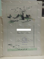 Diploma Umoristica Nave Ship Crociera? A. USODIMARE Societa Di Navigazione Genova Italia Agosto 1951 - Diploma & School Reports