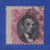 USA 1869 Abraham Lincoln 90 Cents  Mi.-Nr. 35 Gestempelt - Andere & Zonder Classificatie