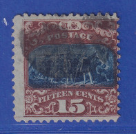 USA 1869 Landung Des Christoph Columbus 15 Cents  Mi.-Nr. 32 II  Gestempelt - Andere & Zonder Classificatie