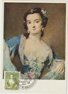 Carte-Maximum ALLEMAGNE RDA N° Yvert 303 (ROSALBA CARRIERA) Obl Sp Ill 1er Jour Dresde - Maximumkarten (MC)