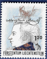 Liechtenstein 2006 Wolfgang Amadeus Mozart 1 Value MNH - Musique