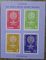 Fight Against Malaria, Health Disease Medicine, Insects, Mosquito, Paludisme Ghana IMPERF MS MNH - Ziekte