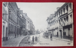 CPA Rétrécie  - Elbeuf - Rue De La Nation - Elbeuf