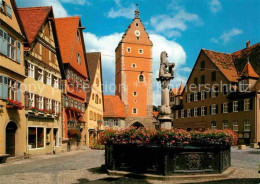 Dinkelsbuehl Mit Loewenbrunnen - Dinkelsbühl