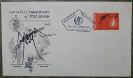 Fight Against Malaria, Health Disease Medicine, Insects, Mosquito, Paludisme Argentina FDC - Ziekte