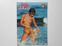 CPSM PIN UP  ( ÉROTIQUE - FEMME SEINS NUS ) COSTA SHOW - ESPAGNE - Pin-Ups