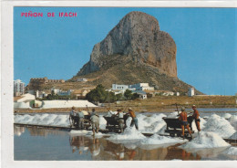 ESPAGNE 63 : Calpe "Alicante " Le Rocher D'Ifach Depuis Les Salins : Edit. Hermanos Galiana N° 22 - Alicante