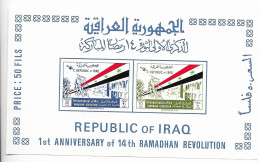 Iraq Sheet Mnh ** 8 Euros 1964 - Jordanie