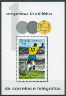 Brasilien 1970 Fußball 1000 Tore Von Pelé Block 26 Postfrisch (C63303) - Blocs-feuillets
