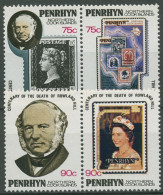 Penrhyn 1979 Sir Rowland Hill Marke Auf Marke 120/23 ZD Postfrisch - Penrhyn