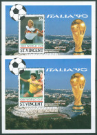 St. Vincent 1990 Fußball-WM Italien J.Klinsmann Block 100/01 Postfrisch (C64886) - St.Vincent (1979-...)