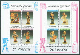 St. Vincent 1990 Hummel-Figuren Block 112/13 Postfrisch (C64888) - St.Vincent (1979-...)