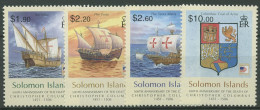 Salomonen 2006 500. Todestag Von Christoph Kolumbus Schiffe 1300/03 Postfrisch - Salomon (Iles 1978-...)