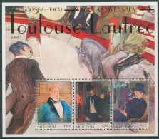 Mikronesien 2001 Gemälde Von Toulouse-Lautrec 1160/62 K Postfrisch (C41350) - Micronésie