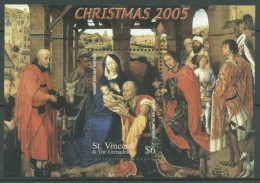 St. Vincent 2005 Weihnachten Gemälde Block 661 Postfrisch (C64922) - St.Vincent (1979-...)