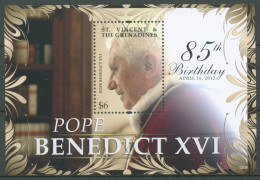 St. Vincent-Grenadinen 2012 Papst Benedikt XVI. Block 725 Postfrisch (C64926) - St.Vincent & Grenadines