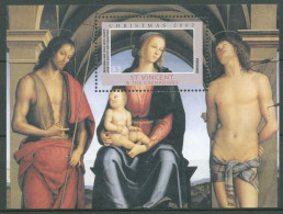 St. Vincent 2002 Weihnachten Gemälde Block 603 Postfrisch (C64915) - St.Vincent (1979-...)