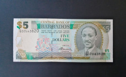 BARBADES 5 DOLLARS 2012 UNC/ NEUF - Barbados