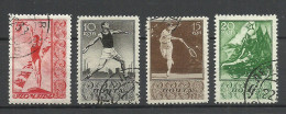 RUSSLAND RUSSIA 1938 Michel 657 - 660 O Sport - Gebraucht