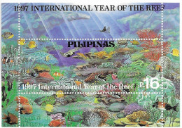 Philippines Sheet Mnh ** 1997 Fish Coral Reef - Philippines