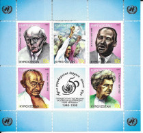 Kyrgyzstan Sheet Mnh ** 1998 Gandhi Luther King - Kirghizistan