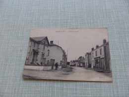 C-5552 , CPA ,Droué, La Rue De La Gare - Droue