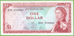 EASTERN CARIBBEAN STATES 1 DOLLAR ND 1965  P-13d(2) UNC FOTO - East Carribeans