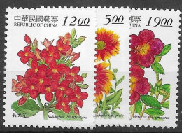 Taiwan Flowers Set Mnh ** 1998 - Neufs
