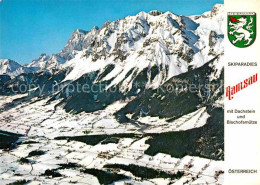 Ramsau Dachstein Steiermark Panorama Skigebiet Mit Bischofsmuetze Hochplateau Da - Autres & Non Classés