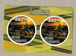 Corée Du Nord North Korea 2008 - Yvert Bloc N°537 -  Trains -  Sans Charnière - MNH - Corée Du Nord