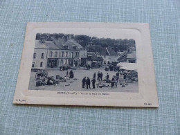 C-5568 , CPA ,Droué, Vue De La Place Du  Marché - Droue