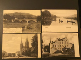 Luxembourg Diekirch Lot De 4 Cartes Postales Nels - Diekirch