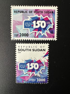 Sud-Soudan South Sudan Südsudan 2025 Mi. ? 150 Ans Years UPU Union Postale Universelle Universal Postal 2v. - Emissions Communes