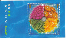 Hong Kong Corals Sheet Mnh ** 1994 10 Euros - Blocs-feuillets