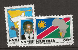 1990 MNH Namibia Mi 668-70 Postfris** - Namibie (1990- ...)