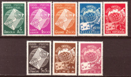 Colonie Portoghesi 1949 UPU Giro 8 Valori  **/MNH VF/F - Otros & Sin Clasificación