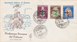 1950 TRIESTE A - N. 84/86 Su Busta VENETIA NON VIAGGIATA - Autres & Non Classés