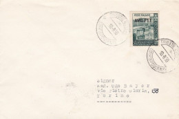 1949 TRIESTE A - N. 54 Su Busta Viaggiata Per Torino, Primi Giorni De#039;uso - Autres & Non Classés