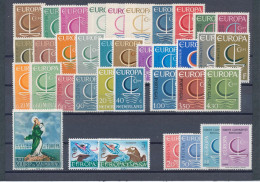 1966 EUROPA CEPT, Annata Completa, 19 Paesi 37 Valori, MNH** - Volledig Jaar