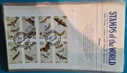 8 / BOGEN / BLOCKMARKEN  / MOTIV MOTTEN / RAUPEN / TIERE / 1972 - Oman