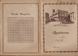 #QUADERNO, CON IMMAGINE DI PIAZZA DEL MUNICIPIO- PERUGIA - Manuscripts