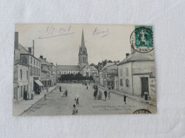 Mourmelon-Le-Grand (Marne) La Place D'armes Et L'église - 1908 - Mourmelon Le Grand