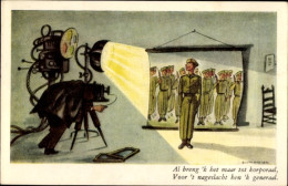 Artiste CPA Niederländische Soldaten Werden Fotografiert, Fotograf - Sonstige & Ohne Zuordnung