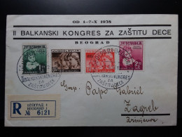 JUGOSLAVIA - "Salvate Parvulos" - Raccomandata Annullo 1° Giorno + Spese Postali - FDC