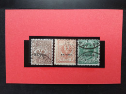 COLONIE ITALIANE - ERITREA - Sovrastampati - Nn. 77/79 Timbrati + Spese Postali - Eritrea
