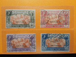 COLONIE ITALIANE - ERITREA - Propaganda Fide - Nn. 61/64 Timbrati - Valore Sassone 350 Euro  + Spese Postali - Eritrea